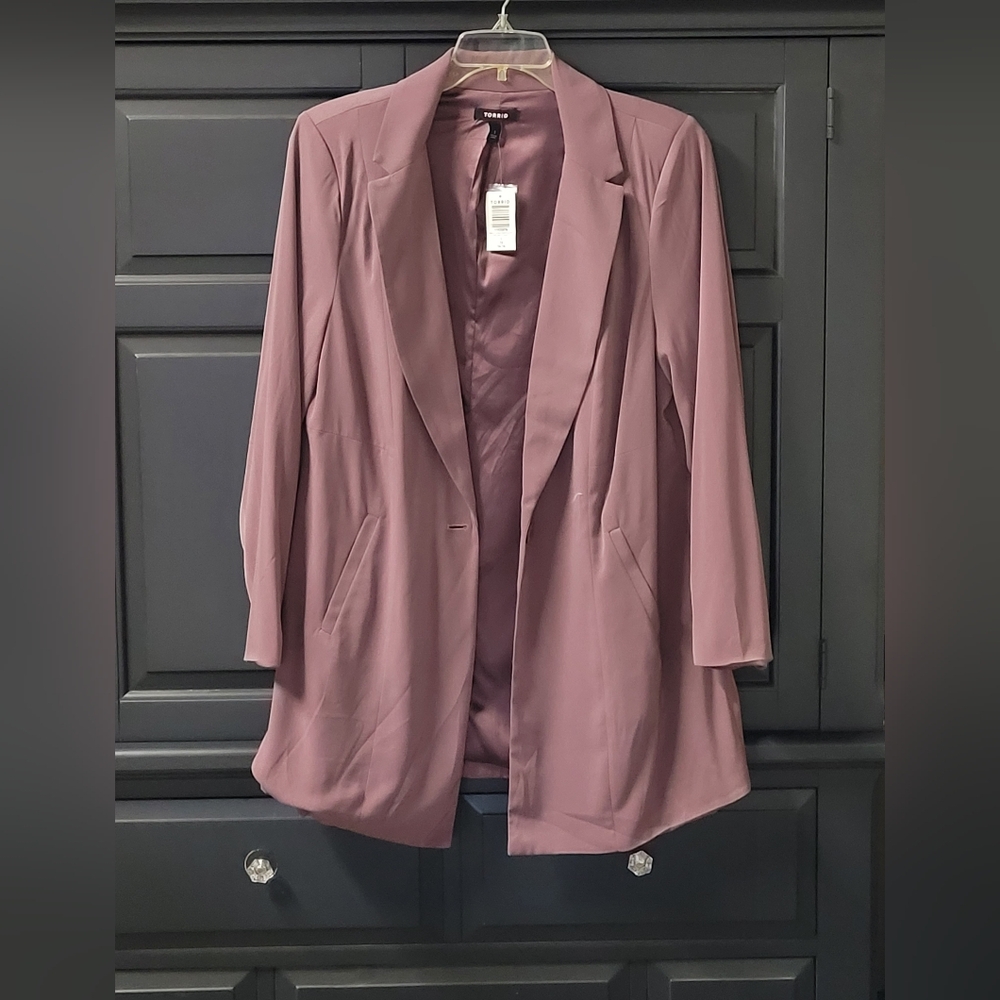 Torrid Mauve Blazer Jacket